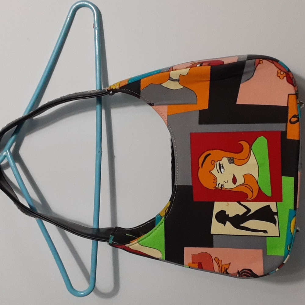 Lady cartoon handbag  purse